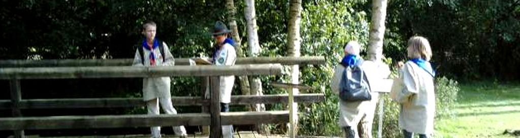 Pfadfinder in der Natur